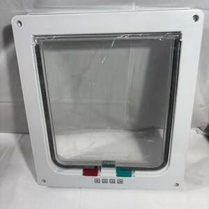 TC-Home 4-Way Cat Locking Flap Door - White